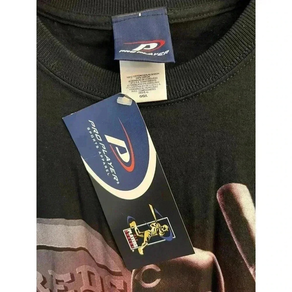 Y2K Ken Griffey JR Pro Player TShirt LG Reds Baseball Black Red HOF MLB NWT Rare - Picture 5 of 6